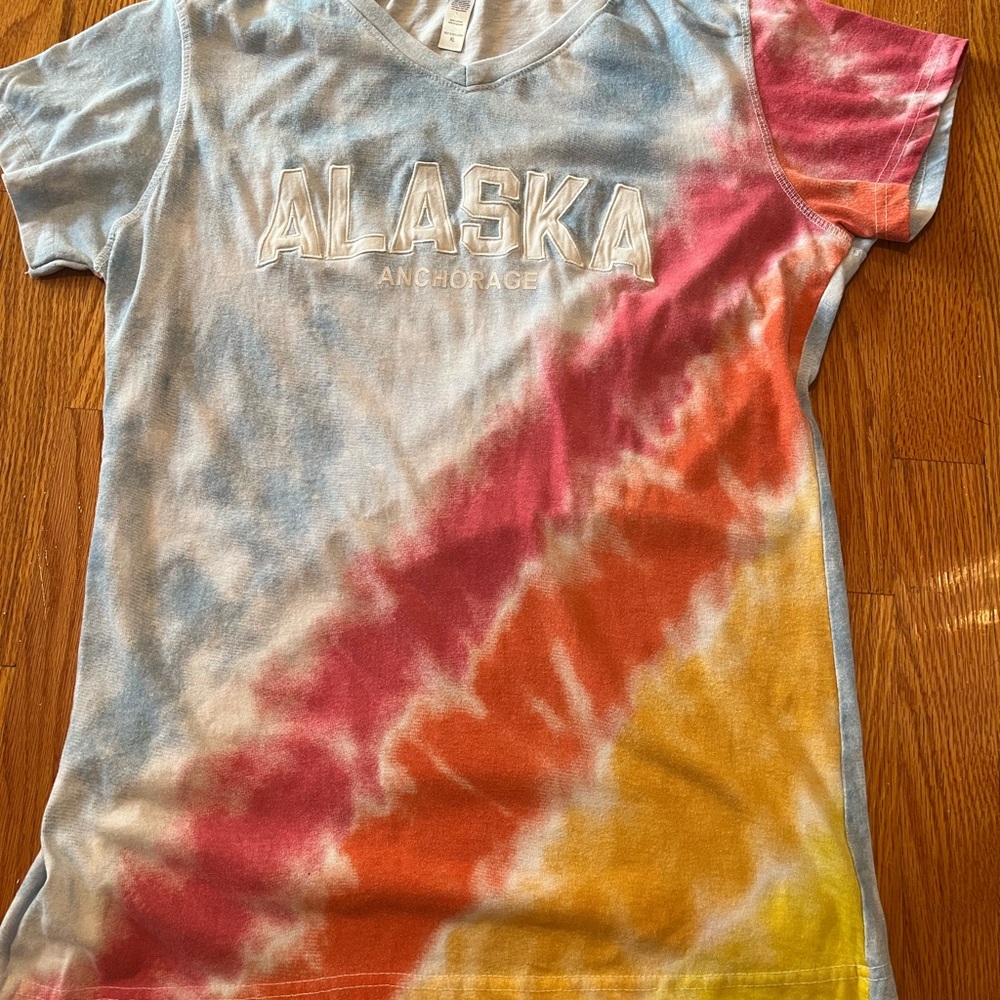 Alaska Anchorage Tie-Dye T-Shirt